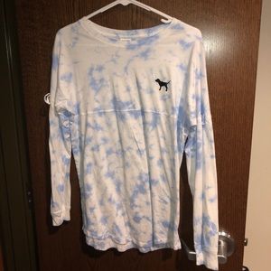 PINK tie dye long sleeve shirt💙